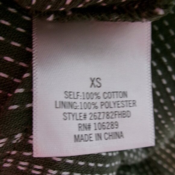 New Blue Rain Olive Green Skater Dress Francesca's NWT XS / S Spaghetti Straps - Picture 9 of 9